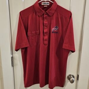 Vintage NFL Pro Line Buffalo Bills Pocket Polo Shirt - Red - Size Large